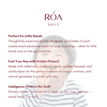 Load image into Gallery viewer, RÓA DAILY GOLDEN CRUNCH COOKIES 20G - BUNDLE