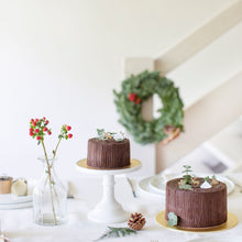 Load image into Gallery viewer, X'MAS GRAND LOG CAKE (4.5"/6") (PRE-ORDER BASIS)